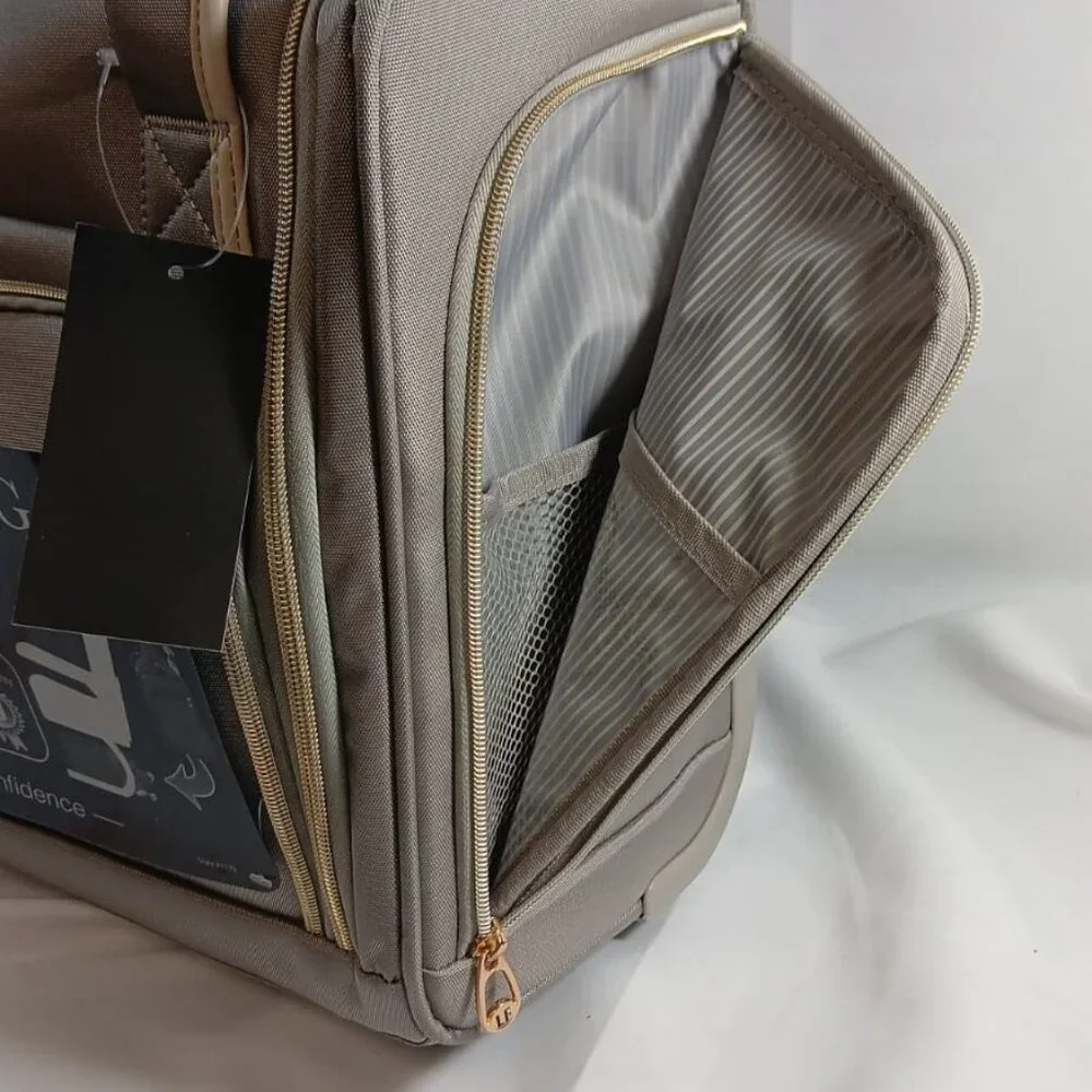 London Fog Under Seat Carryon HARTFORD II Grey Cream 15